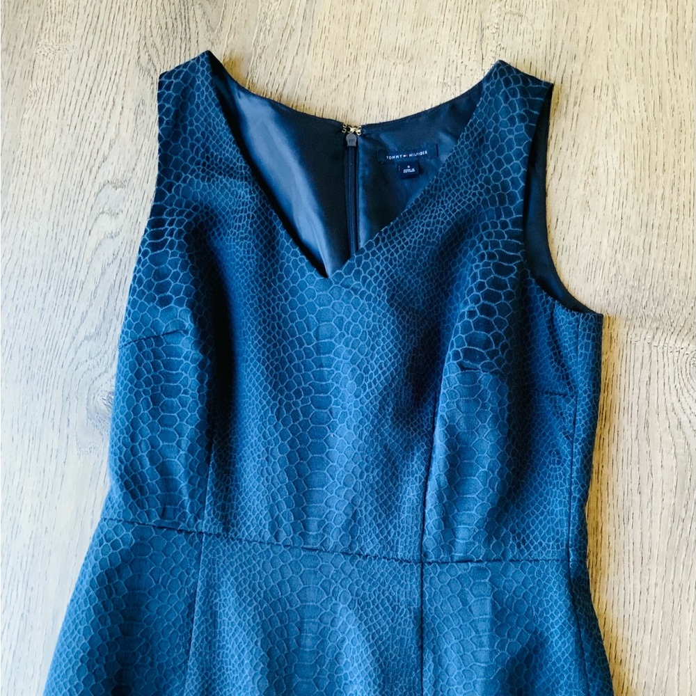Tommy Hilfiger Navy Dress Midi Size: 6 - Picture 6 of 13